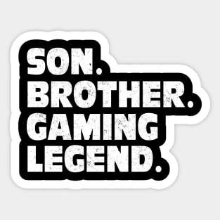 Christmas Gift For Gaming Teenage Boys & Kids Gamer Brother Sticker